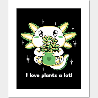 I Love Plants a Lotl Posters and Art